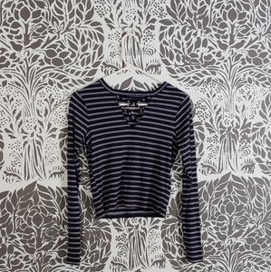 *Sold* Hollister criss cross top